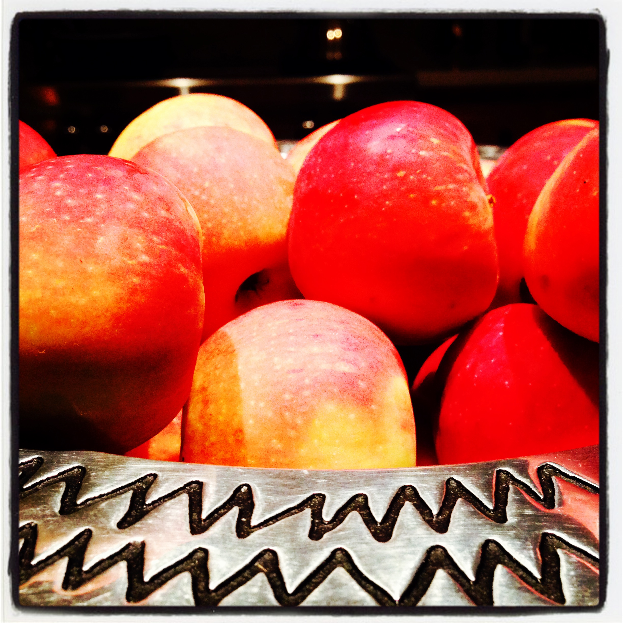 This one fell flat on Instagram, maybe because I cropped it so closely and the color of those apples is so saturated.