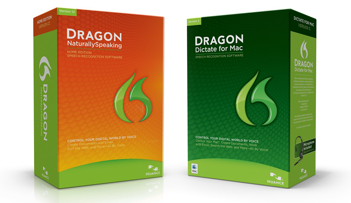 Dragon NaturallySpeaking and Dragon Dictate