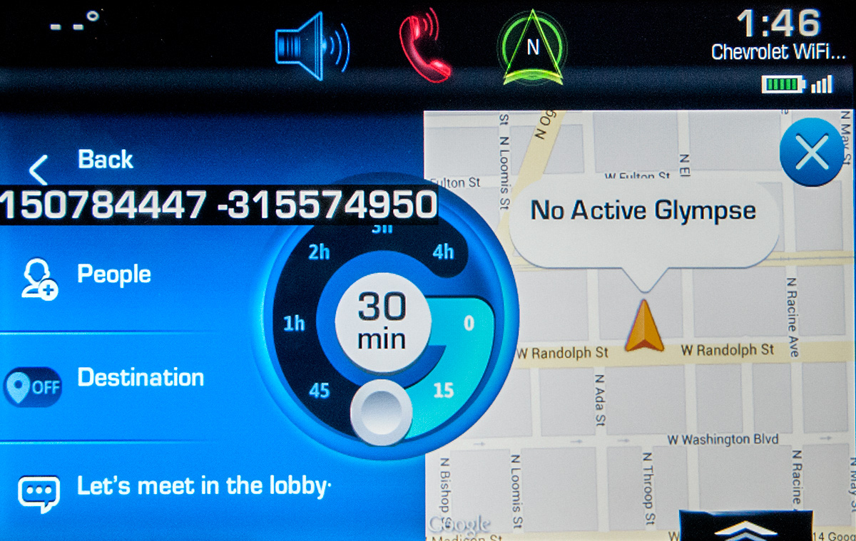 2015 Chevy infotainment screen